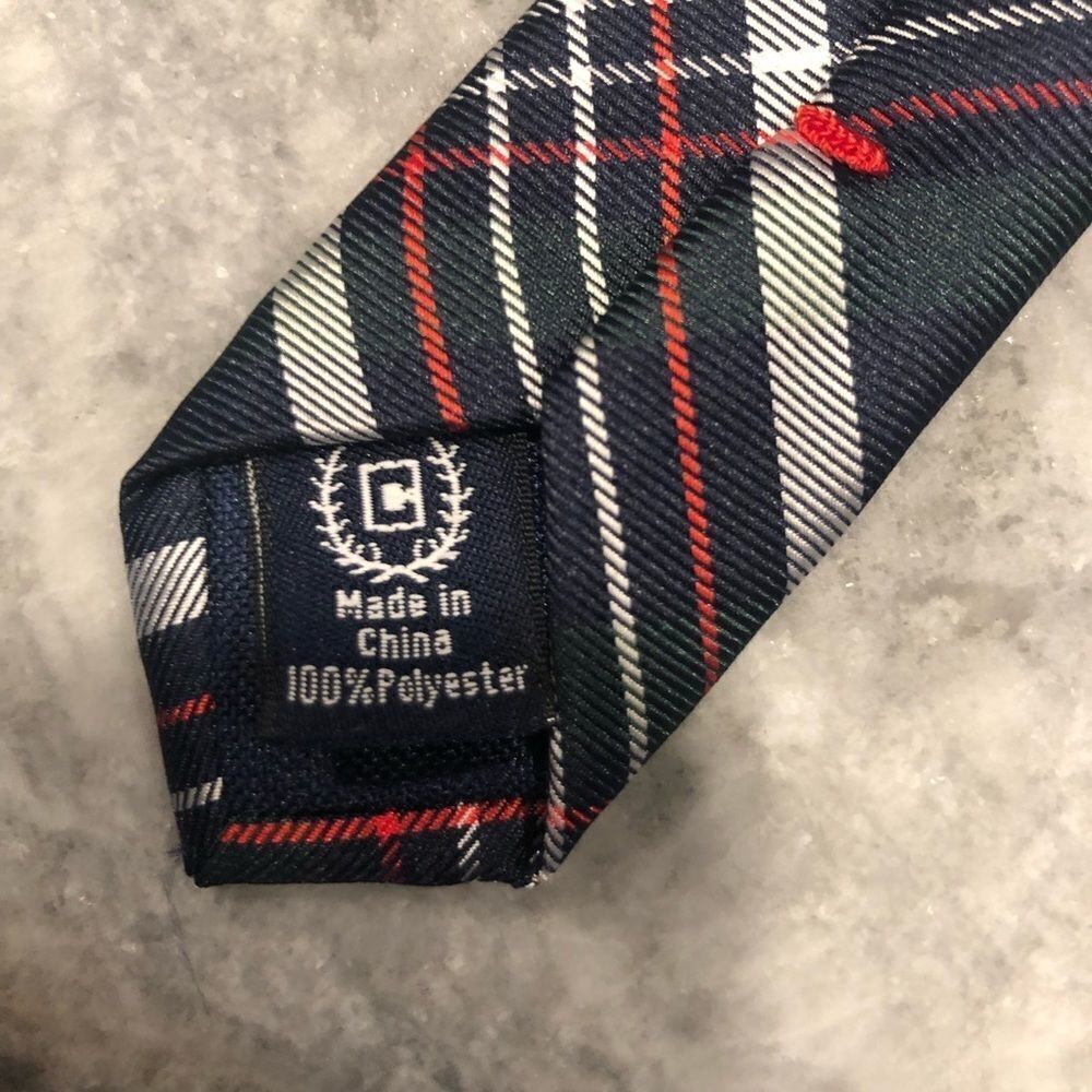 CHAPS NECKTIE, plaid pattern - Picture 4 of 6